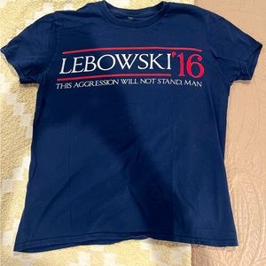 Neo-Vintage Big Lebowski Tee Shirt - Medium